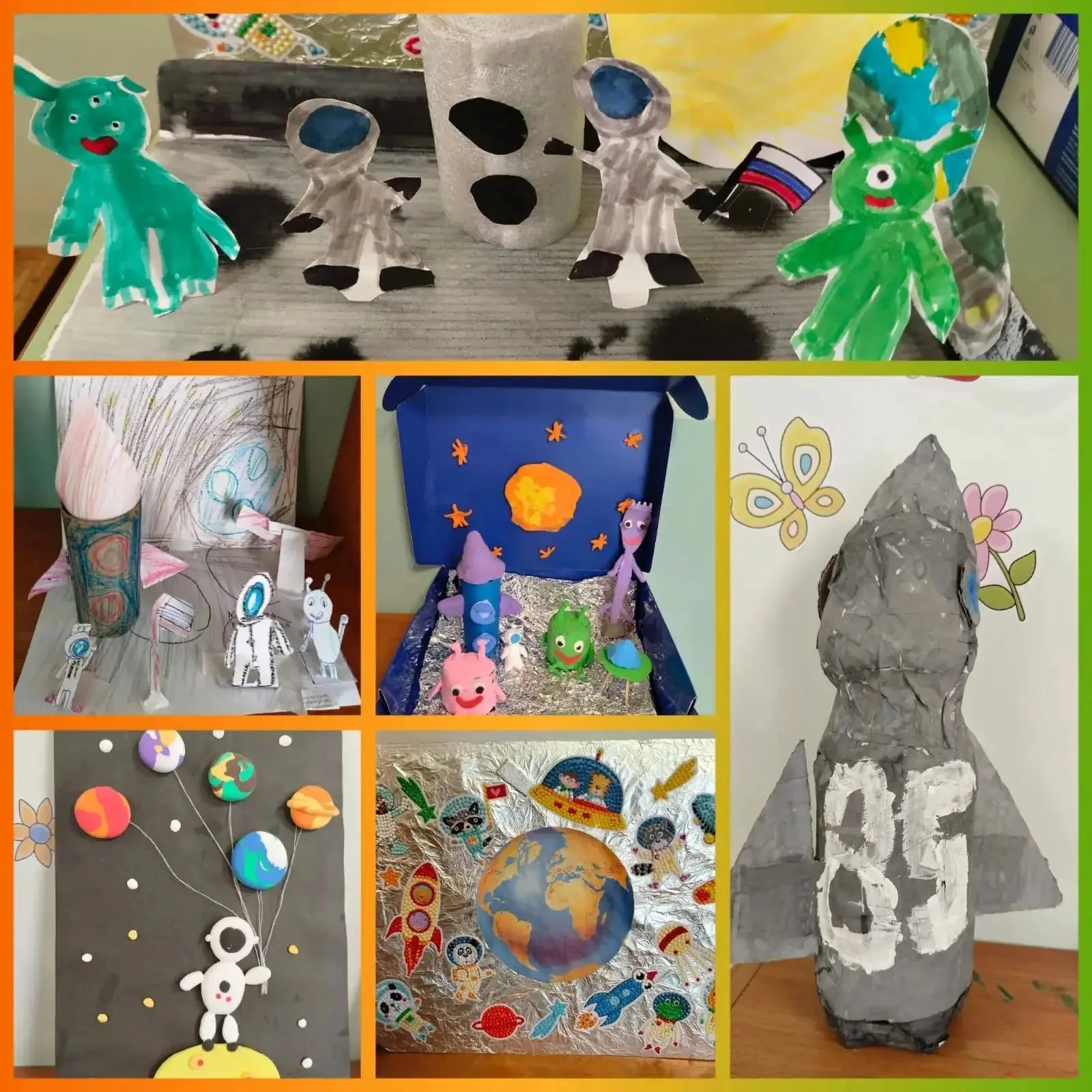 "День космонавтики" подготовительная группа 21, корпус 3